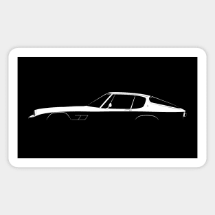 Maserati Mistral Silhouette Sticker